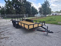 6x16 Dove Tail Utility Trailer Premium