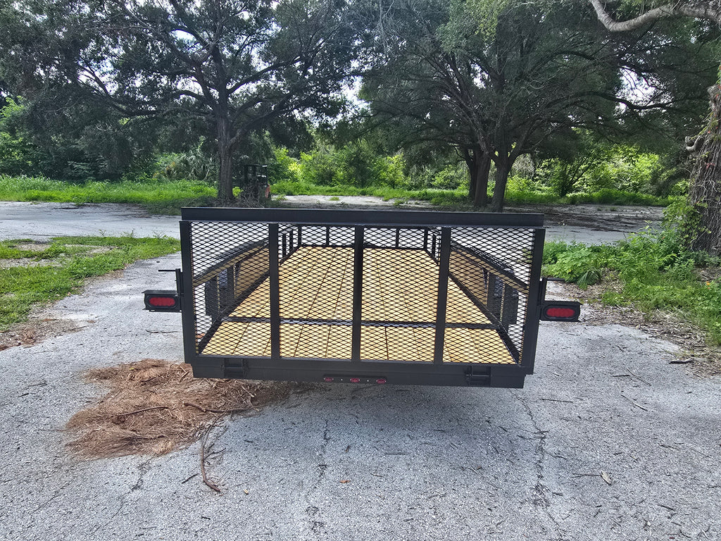6x16 Dove Tail Utility Trailer Premium